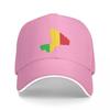 Flag map of Mali Baseball Cap Sunscreen Hat Man For The Sun Military Cap Man Female Mens