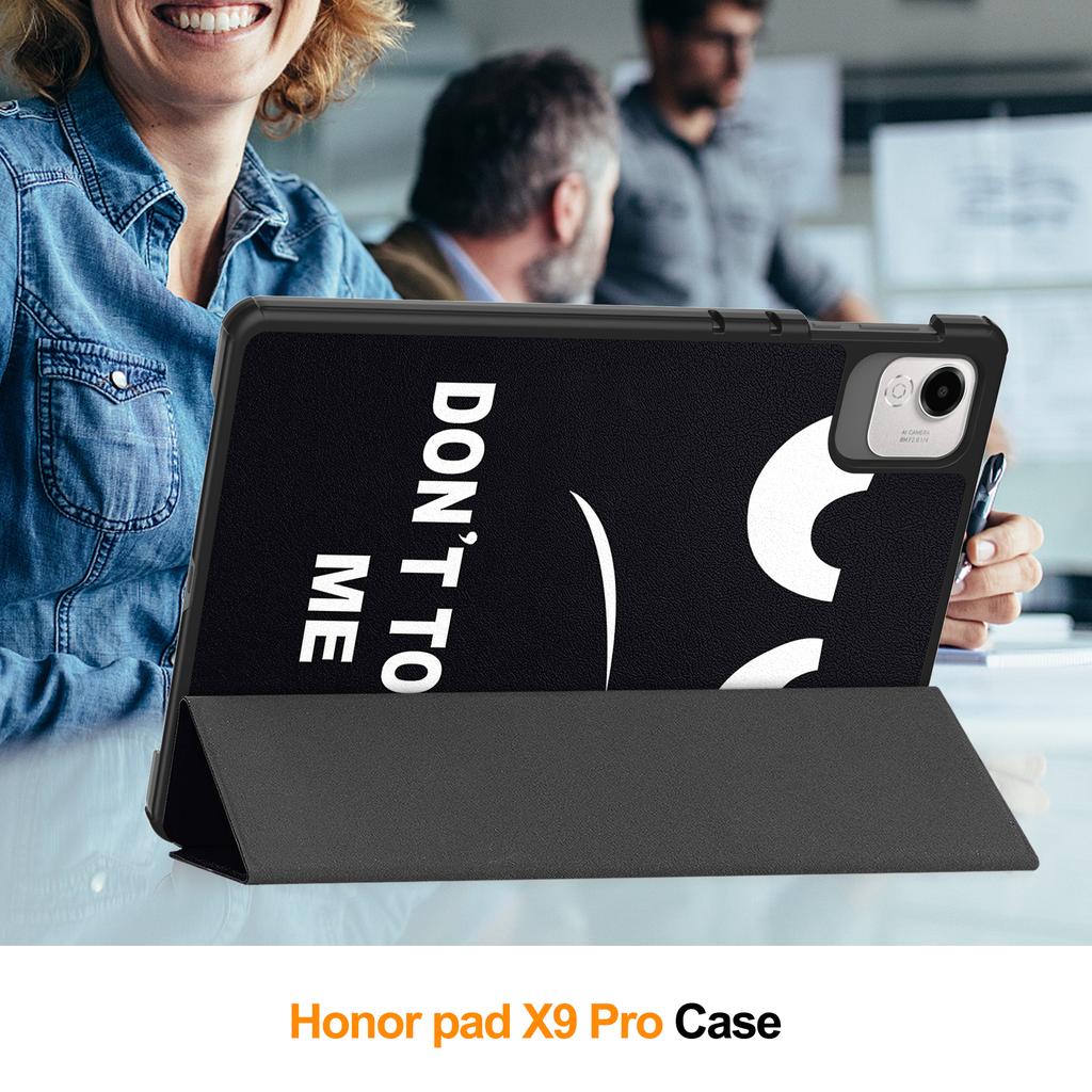 For Honor Pad X9 Pro Case Pattern Print Leather Stand Tablet Cover