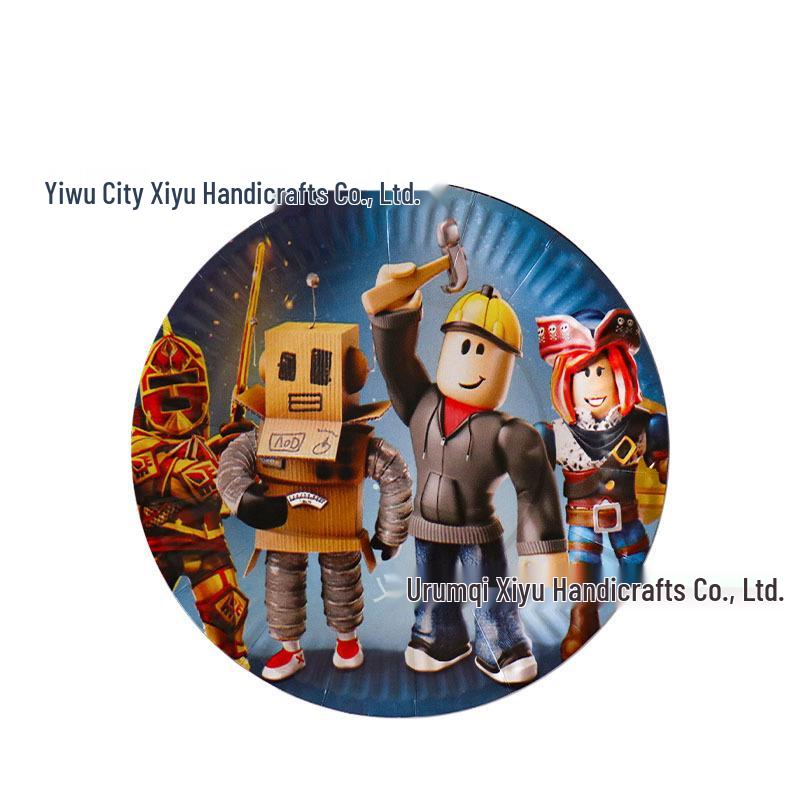 Украшения для вечеринки в виртуальном мире Roblox: Баннеры, Шары, Драконы и Принадлежности для Торта