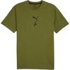 Seasons Graphic Logo Round Neck Knit Short Sleeve T-Shirt Men Tops Green 525111-33