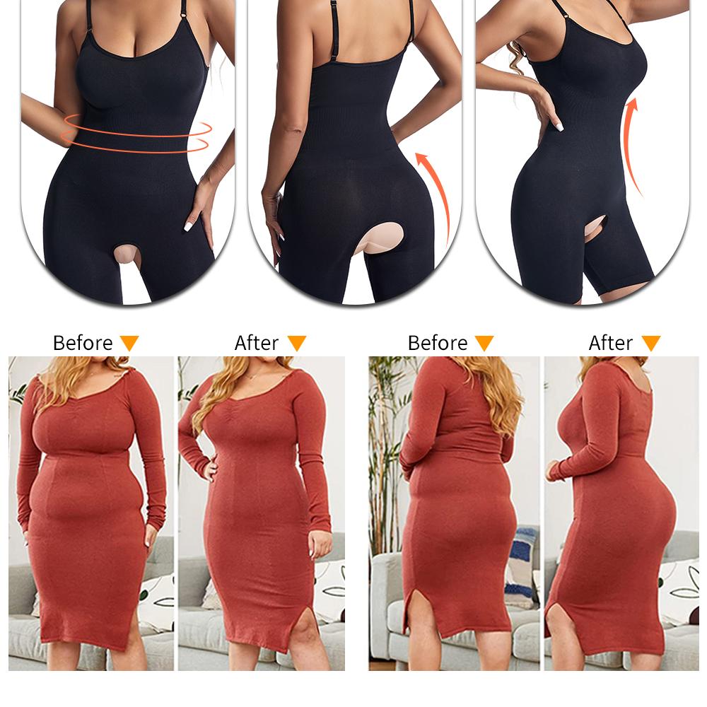 Full Body Shaper for Women Slimming Bodysuit Waist Trainer Tummy Control Shapewear Seamless Camisoles Rompers Leotards Tank Tops Corrective Underwear
