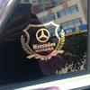 lkurz6 2025 Hot 2pcs Metal emblem Auto Decor Decals Car Window Wiper Stickers For Mercedes Benz AMG C260l GLC CLE GLC GLA GLK W204 W205