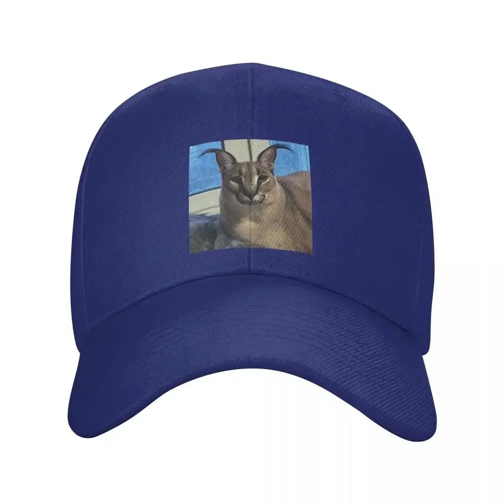 Punk Unisex Big Floppa Funny Meme Baseball Cap Adult Caracal Cat Adjustable Dad Hat Unisex Women Sports Snapback Hats