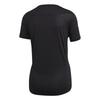 Adidas T Shirts Women's Black Crew Neck Moderate Other GC6627