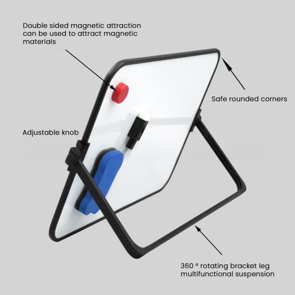 with Stand Dry Erase White Board Erasable White Board Easel Magnetic Whiteboard  Memo To Do List