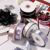 DIY Bow Satin Fabric Ribbons Gift Box Bouquet Dot Lace Ribbon Polka Dots Ribbons  Gift