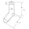 1Pair Plush Floor Sleeping Socks Non-slip Slipper Sock Fashion Snow Socks  for Woman Girls