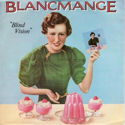 7-дюймовая пластинка BLANCMANGE - Blind Vision BLANC5 London Records 1983 UK Поп Б/у