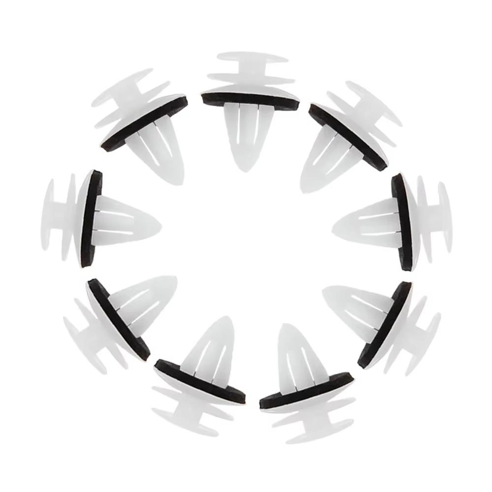 10 шт. фиксатор обшивки двери пластиковые заклепки для Nissan March K12 Avenir W11 NV200 M20 Patrol Y61 Prairie M12 Expert VW11