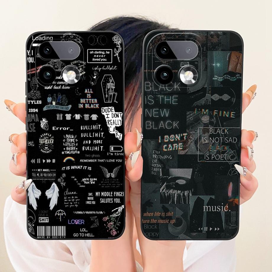 Мягкий силиконовый чехол из ТПУ для Realme 16 Pro Pro+ Чехол для телефона Винтажный Звездный Вишневый Бант Печать Ромашка Бампер Для Realme16 Ударопрочный