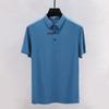 Мужская рубашка поло с короткими рукавами, новая футболка, летняя мужская одежда, футболка с коротким рукавом, повседневный топ