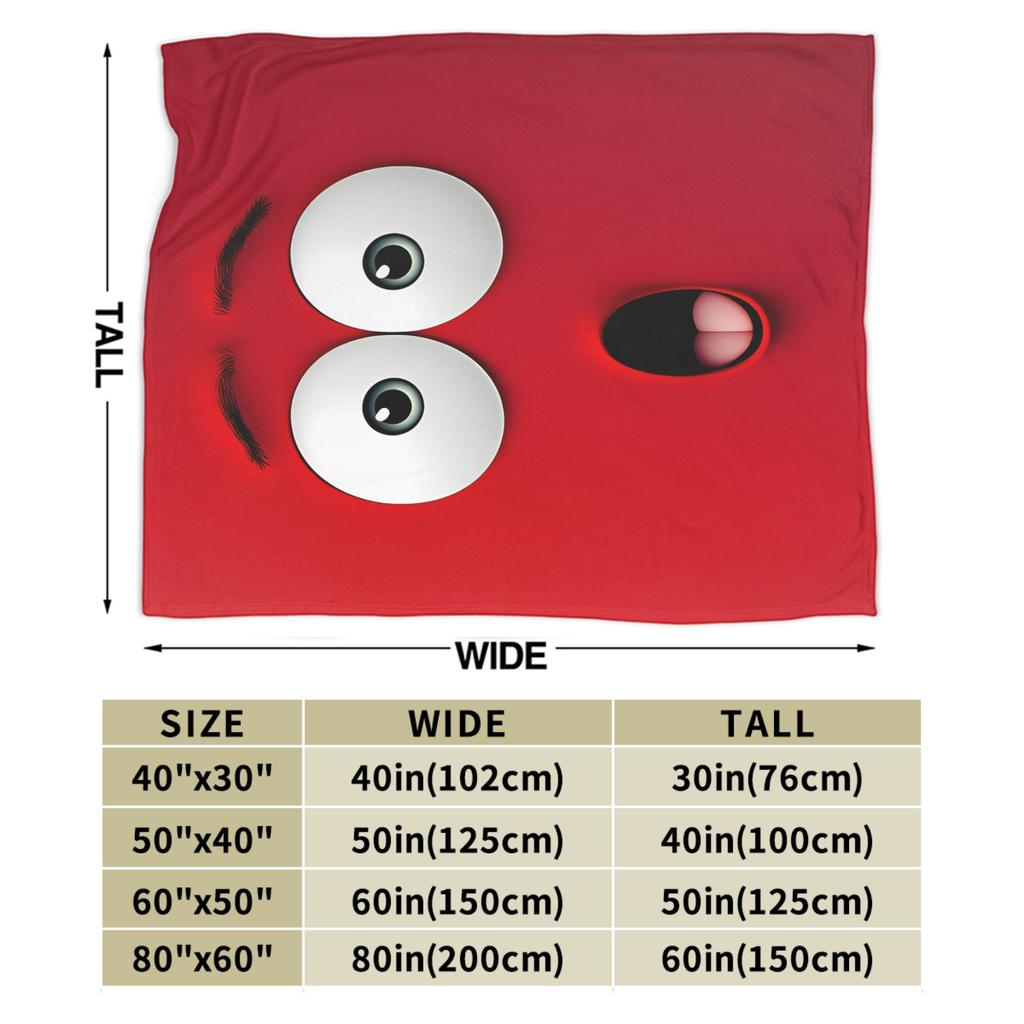 Cute Cartoon Face Meme Blanket Super Soft Bedding Throws Winter Adults Girls Living Room Travel Bedspread