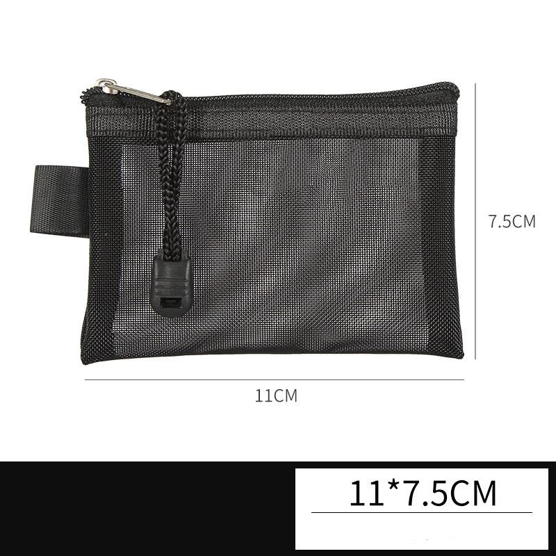 Мини-прозрачная нейлоновая сетчатая сумка для карт, органайзер для кредитных карт, портативный кошелек для монет, губная помада, сумка для хранения ключей с линией передачи данных