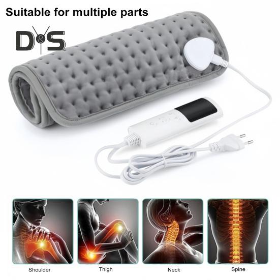 Электроодеяло 9 уровней настройки времени температуры 2-часовое автоматическое отключение розетка ЕС предотвращение перегрева быстрый нагрев для снятия боли релаксация