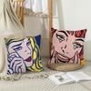 Художник R-Roy L-Lichtenstein Наволочка Домашний Декор Чехол для Подушки Подходит для Спальни Автомобиля Офиса Дивана