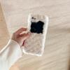 Плюшевый чехол для Samsung Galaxy Z Flip 5 4 3 5G, креативный пушистый силиконовый чехол для телефона в форме бриллианта, противоударный