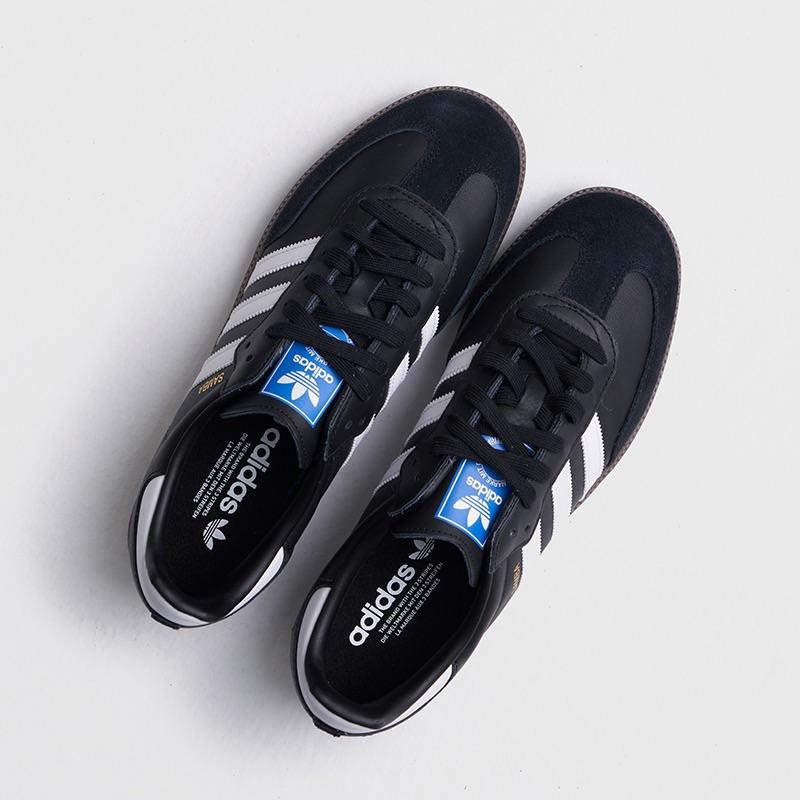 Adidas Детские кроссовки Samba OG I Black White Gum Core-Black Cloud-White IE3680