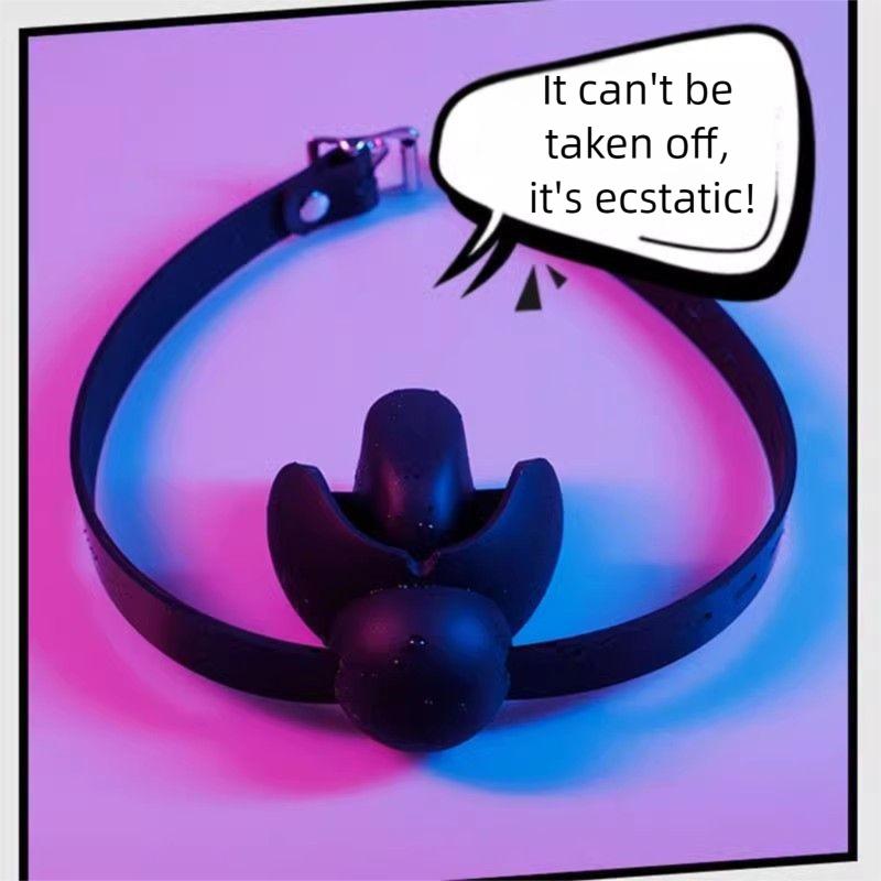 Кляп для рта Бондаж Ремни для рта Рабский шар Эротические секс-игрушки для женщин и пар