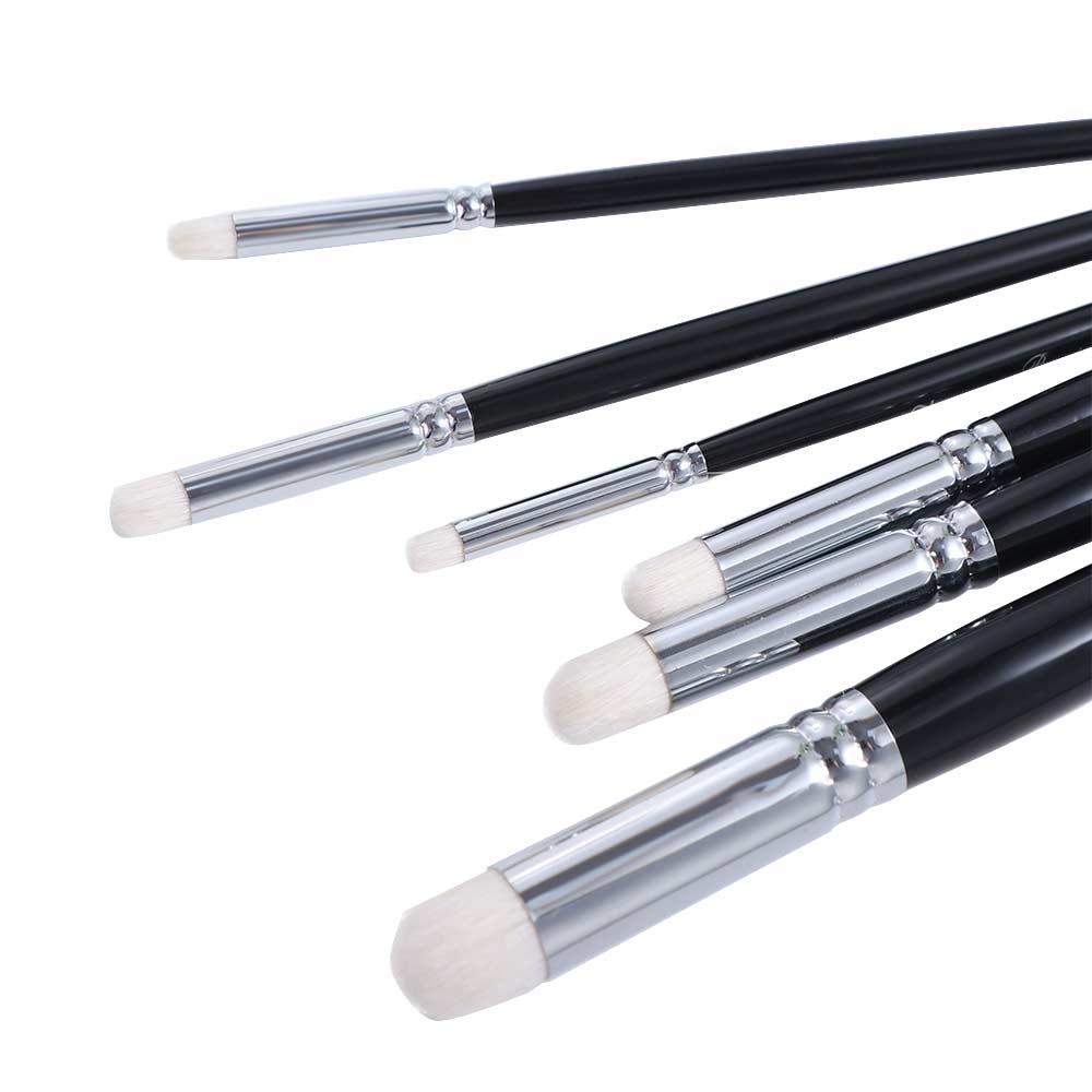 6 Pcs Miniature Art Painting Paint Brush Set Fine Detail Miniature Paint Brushes Artist