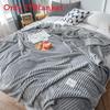 Coral Fleece Blanket With Soft Polyester Fabric For Living Room Napping And Home Comfort