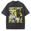 Japanese Anime ONE PIECE Graphic  Cotton Print TShirt Retro Washed Shortsleeved Top for Men Women YK Harajuku Tee