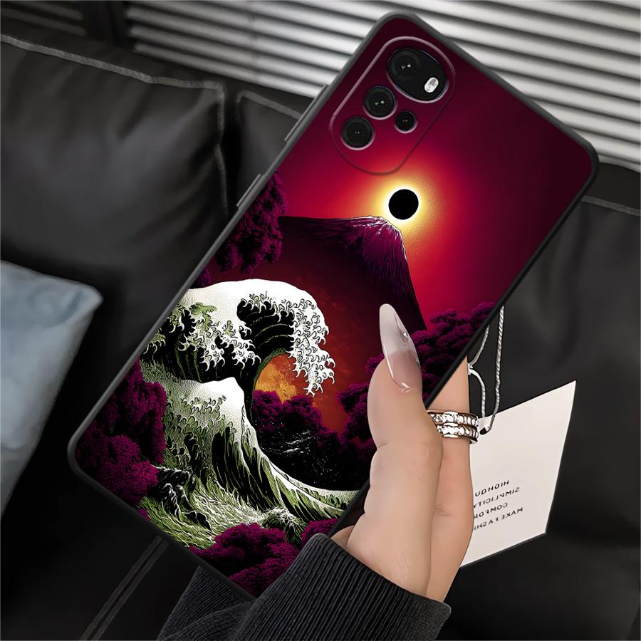 Чехол для телефона 'Закатный пейзаж' для Motorola Moto G22 Edge40 G32 G60s G52 Edge 20 Pro 30 Lite G53 G30 G71 G51 G73 G50