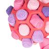 Нюхательный коврик для кормления, развивающий, для питомца, для поиска еды, собачьи головоломки, игрушки, розовый, фиолетовый