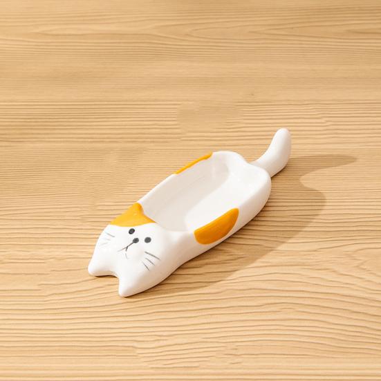 Миска для соевого соуса в форме кошки Мини-соусница Милая керамическая тарелка для масла соли уксуса суши масла чили джема приправ закусок