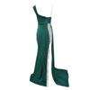 European and American new women's clothing ebay sexy and elegant heavy industry bronzing open fork big swing ball evening ceremony