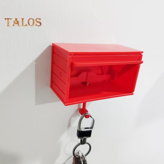 Держатель для ключей в гараже с открывающейся дверью, настенный органайзер для ключей, крючок, многоцелевое украшение для прихожей