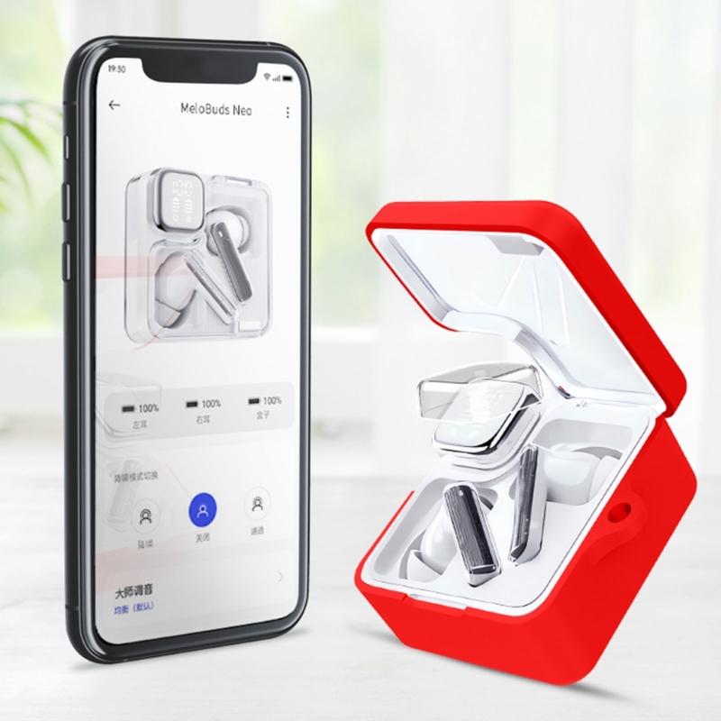 Protective Case for MeloBuds Headphones Accessory Dustproof Silicone Case Cover Waterproof