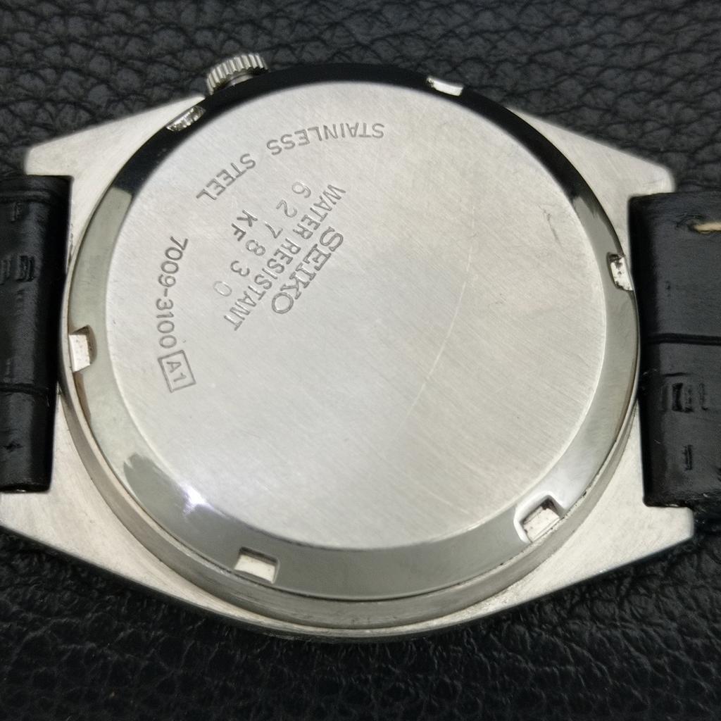ВИНТАЖНЫЕ АВТОМАТИЧЕСКИЕ ЧАСЫ SEIKO 5 7009A ЯПОНИЯ МУЖСКИЕ ЗЕЛЕНЫЙ ЦВЕТ ЦИФЕРБЛАТ a708744-1