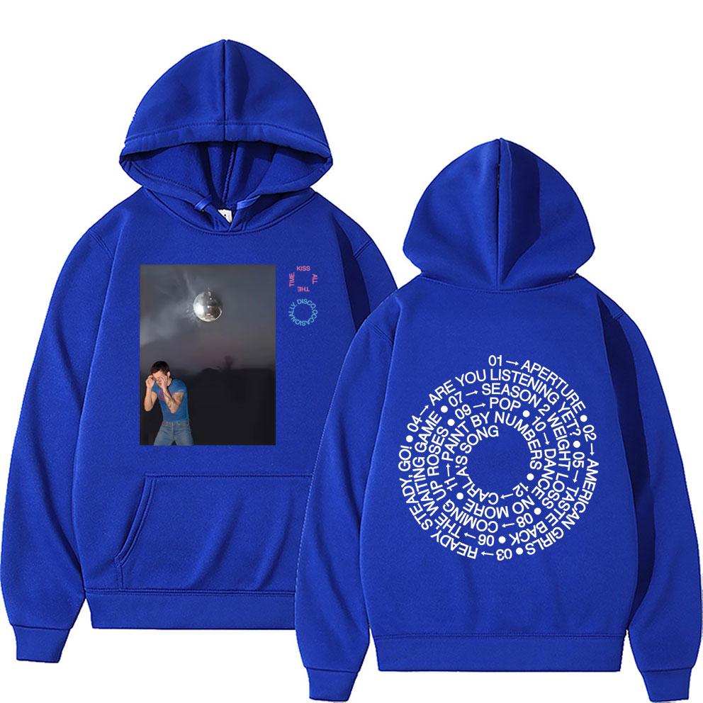Kiss All The Time Disco Occasionally Album Graphic Hoodie Unisex Hip Hop Fashion Pop Music Sweatshirt Oversized Streetwear