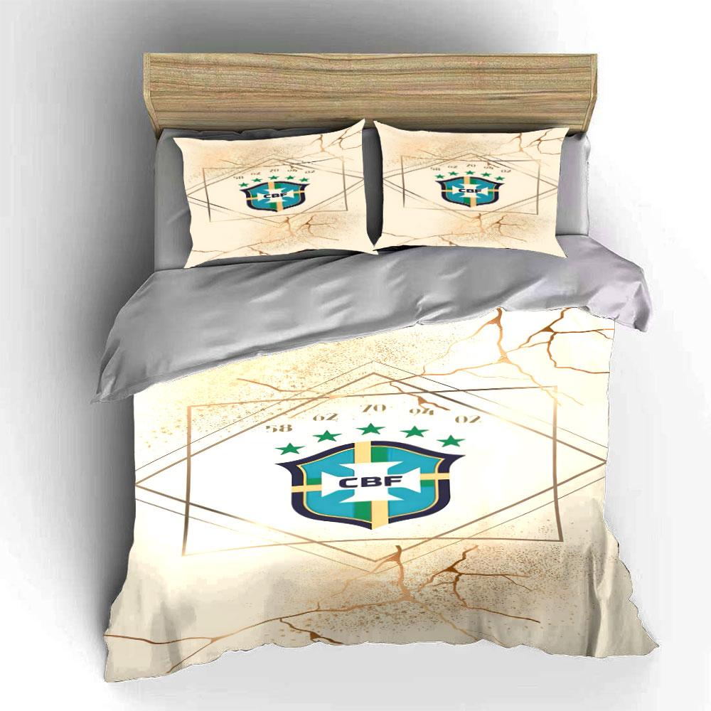 CBF emblem with stars. Bedding sets Duvet cover sets Duvet covers Pillowcases(1 * Duvet Cover 2 * Pillowcases, without duvet insert)