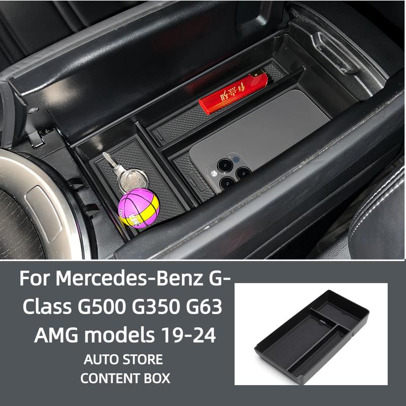 For -2024 Mercedes-Benz G-Class G500 G350 G63 AMG Console Storage Box Modification Storage Box