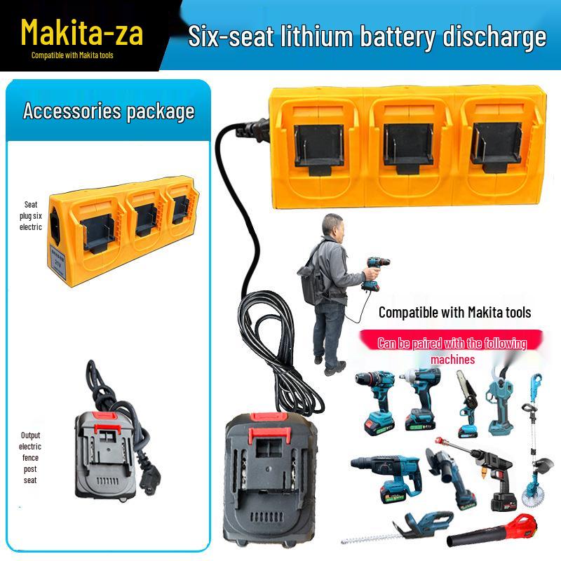 Литий-ионный аккумулятор 18В/21В в стиле Makita для электроинструмента - Быстрая зарядка и разрядка