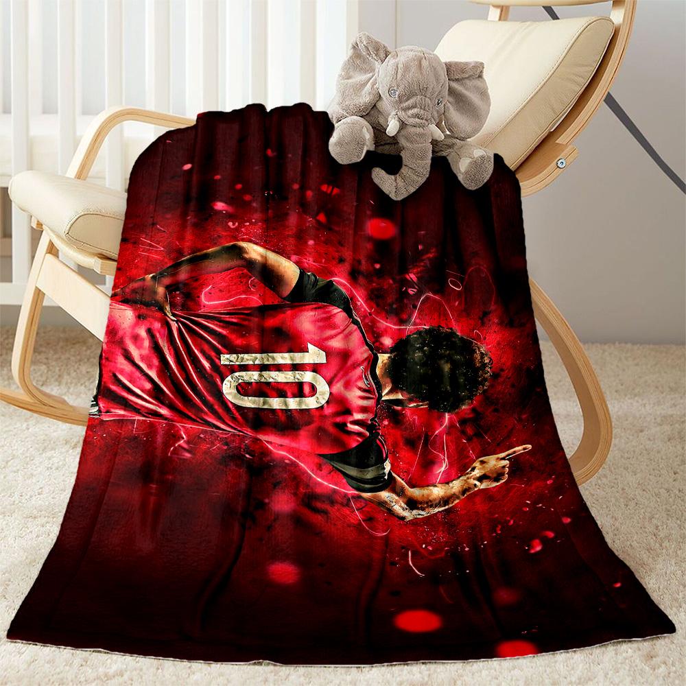 Salah's Dynamic Sprint Blanket Comfortable Great for Seaside Office Chair Sofa for All Seasons Playful Design Ideal Gift For Birthday Valentine'S Day