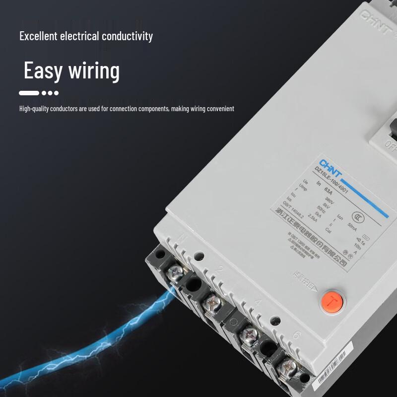 CHINT DZ15LE Series MCCB with Leakage Protection