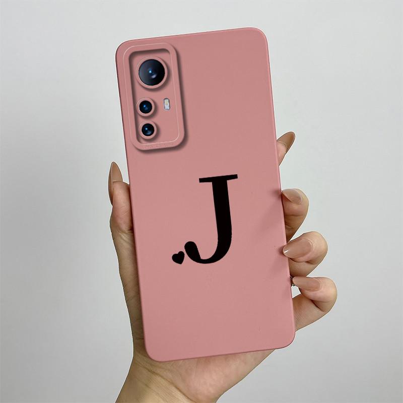 Чехол для Xiaomi Mi 12 5G Mi 12X с рисунком 'Сердце и Буквы', Мягкий Силиконовый Чехол для Телефона для Xiaomi Mi 12 Pro Mi12 Lite 12Lite, Бампер