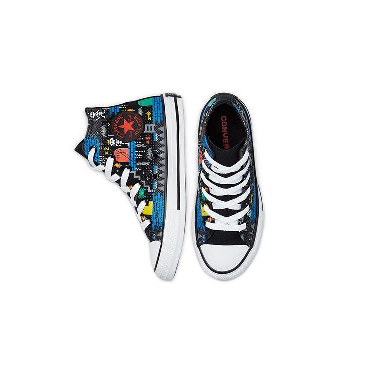 Converse Chuck Taylor All Star Высокие парусиновые кеды Детские кроссовки Черные 670212C