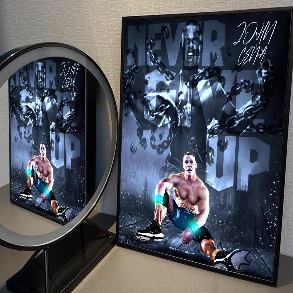 Профессиональный реслинг J-John Cool C-Cena Плакат Аниме Постеры Наклейки HD Качество Настенное Искусство Ретро Постеры для Дома Kawaii