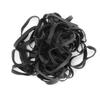 50 Pcs Tattoo Rubber Bands Black Soft Elastic Tattoo Machine Part for Tattoo Coil Machine Gun