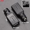 JCD 5 шт. 5.5*2.1 мм гнездо-розетка на USB 2.0 Type A штекер DC-разъем 5V адаптер питания для ноутбука
