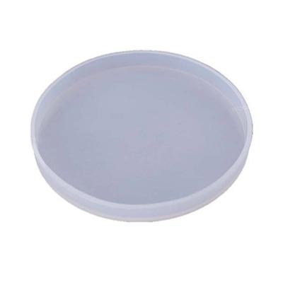 Подставки Силиконовые формы Круглый поднос Силиконовая форма Форма для литья эпоксидной смолы в форме диска для DIY поделок Подставка для чашки Домашний декор