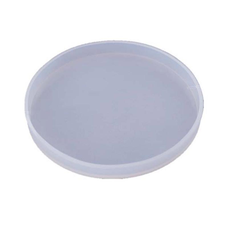 Round Coaster Resin Mould Disc Shape Coaster Tray Mould for Resin, Coasters Mould for Making Cup Mat Table Home Decor