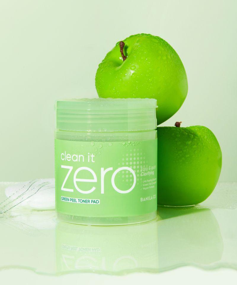 Очищающие диски-тонер Clean It Zero Green Peel (70 подушечек)