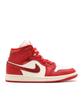 HJ9337-106 Женские Nike Air Jordan 1 Mid SE Sail Varsity Red Team Red (Женский)