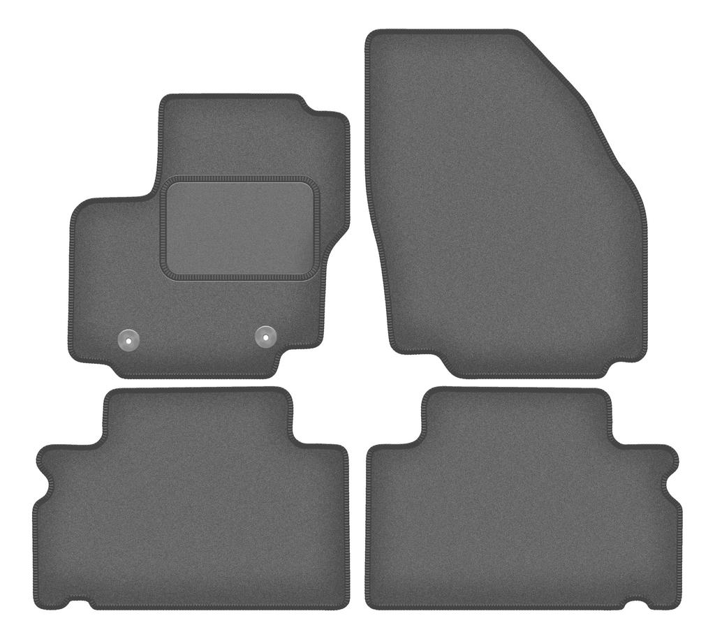 Велюровые графитовые коврики для: Минивэн Ford S-MAX MK1 (2006-2011)