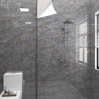 Мраморная наклейка на стену для ванной комнаты, кухонная, маслостойкая, влагостойкая, водонепроницаемая, самоклеящиеся обои, декор столешницы, шкафа