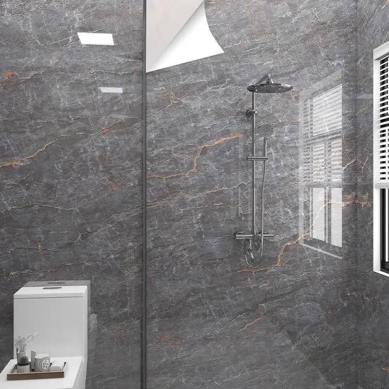 Marble Self Adhesive Wallpaper Bathroom Vinyl Wall Stickers Waterproof Contact Paper for Kitchen Decorative Film Home Decor